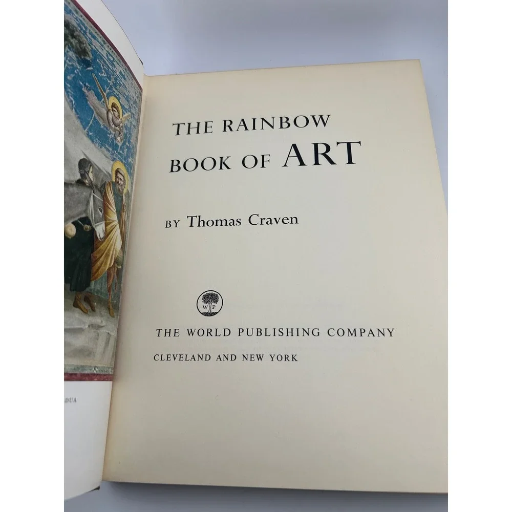 The Rainbow Book‎ of Art by Thomas Craven Vintage Hardcover 1956